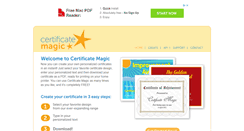 Desktop Screenshot of certificatemagic.com